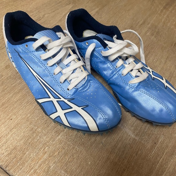 Asics‎ Hyper Rocket Girl SP GY753 Women's Size 6.5 Blue Running Spikes Shoes - Picture 1 of 8
